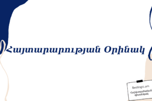 Հայտարարության Օրինակ