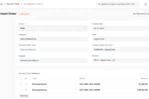 Վճարման հանձնարարականի օրինակ