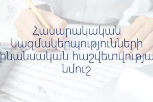 Հասարակական կազմակերպությունների ֆինանսական հաշվետվության նմուշ