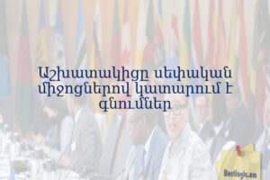 Աշխատակիցը սեփական միջոցներով կատարում է գնումներ