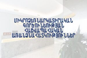 Միկրոձեռնարկատիրական Գործունեության Հաշվապահական Առանձնահատկություններ